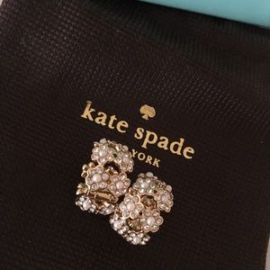 KATE SPADE Pearl & Crystal Flower Earring